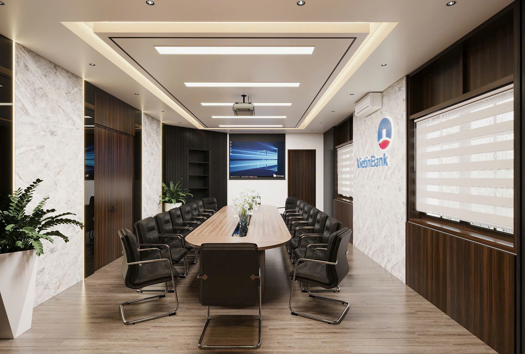Thiết kế văn phòng Viettinbank - ảnh 5