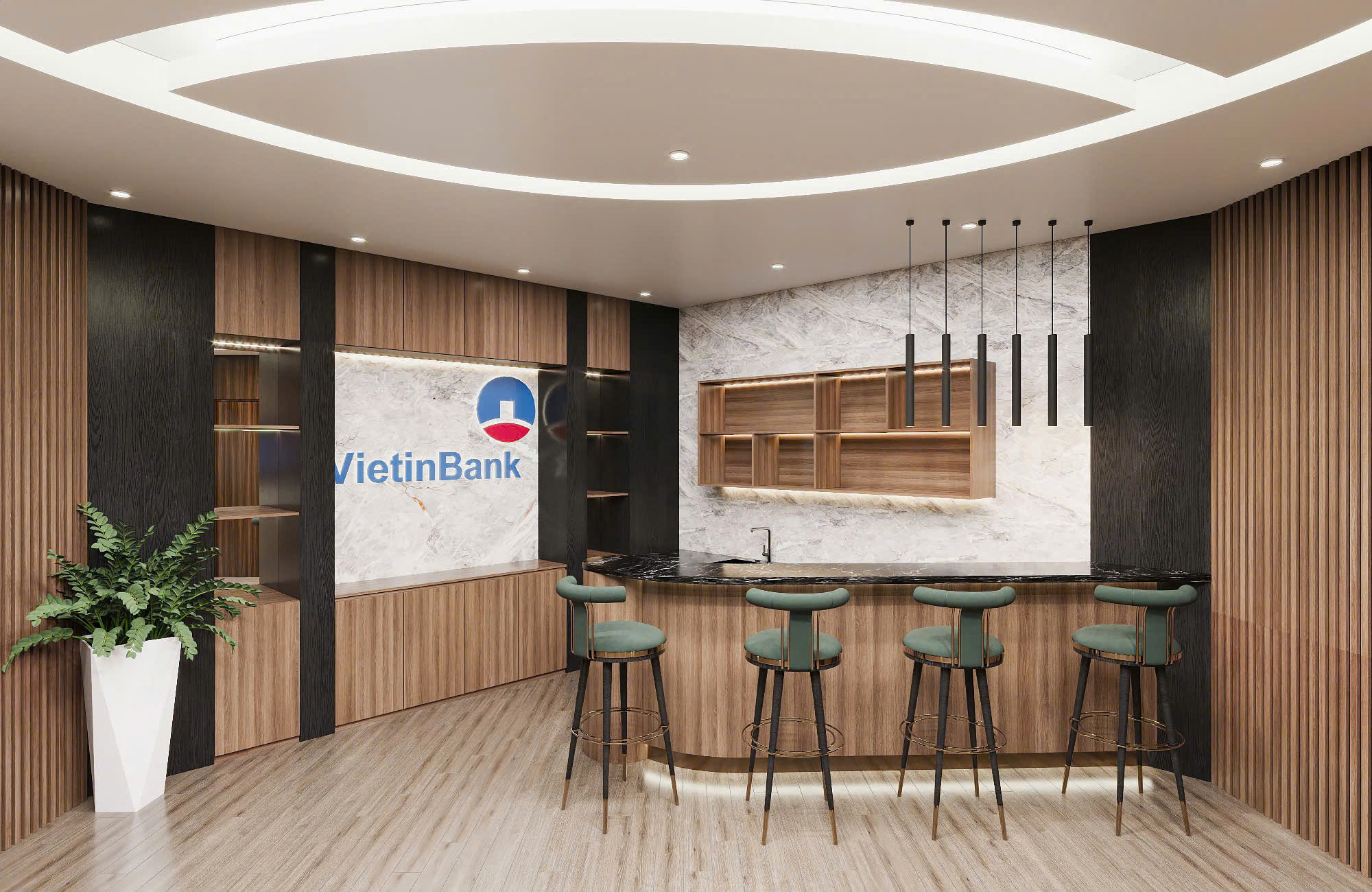 Thiết kế văn phòng Viettinbank - ảnh 6