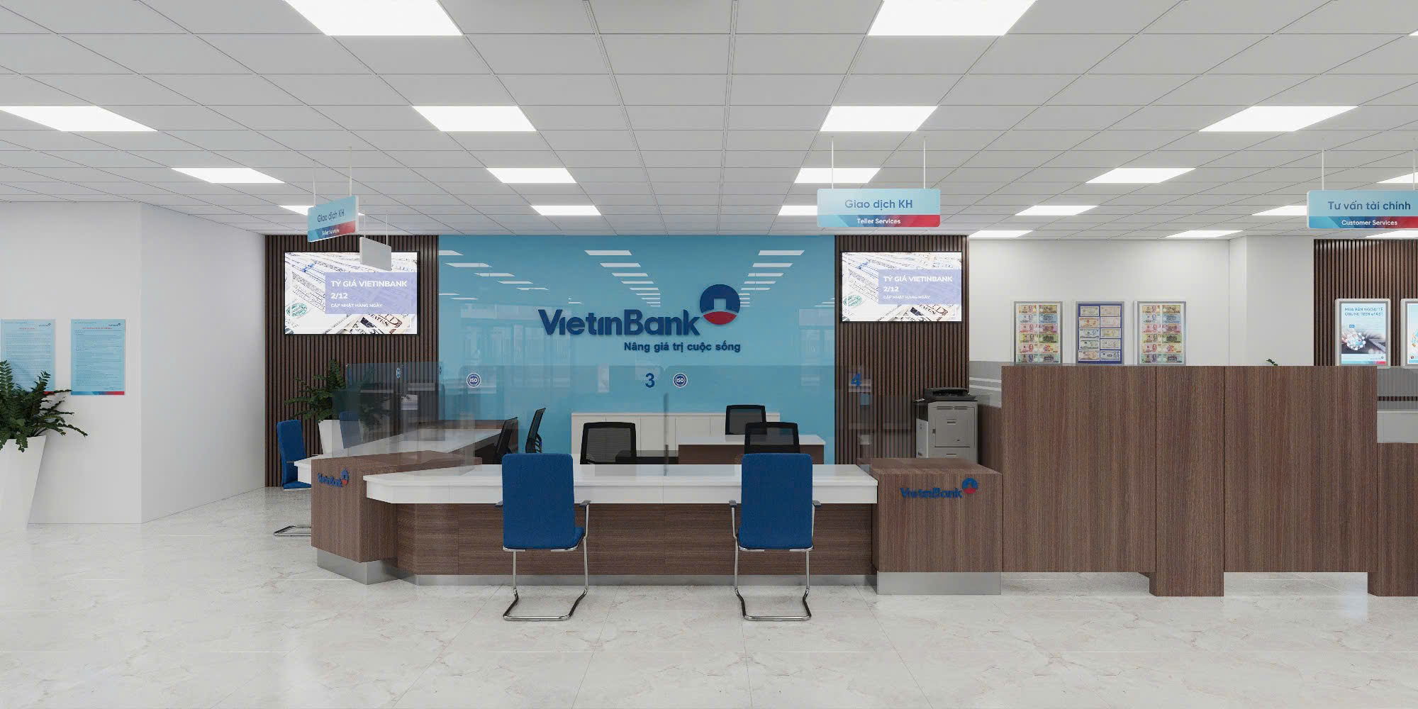 Quầy giao dịch Viettinbank - ảnh 2