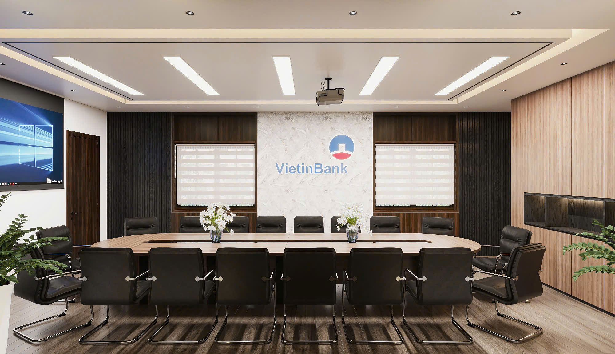 Thiết kế văn phòng Viettinbank - ảnh 3