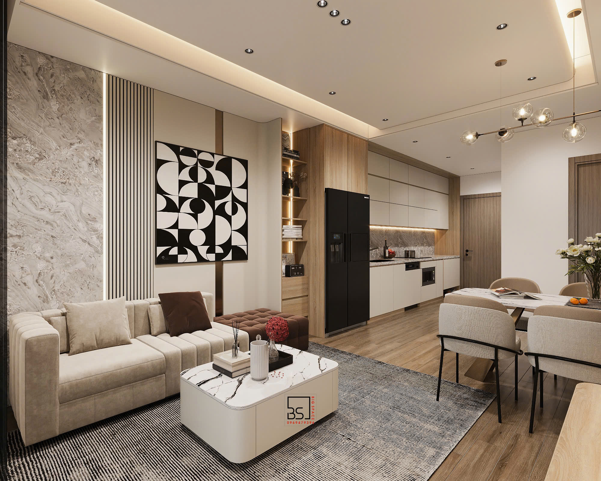 Căn hộ 2 ngủ Lumi - Tây Mỗ HN - ảnh 6